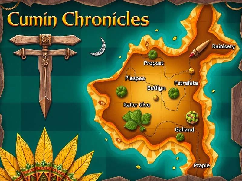Cumin Chronicles Mystic Path Indian Locations Map